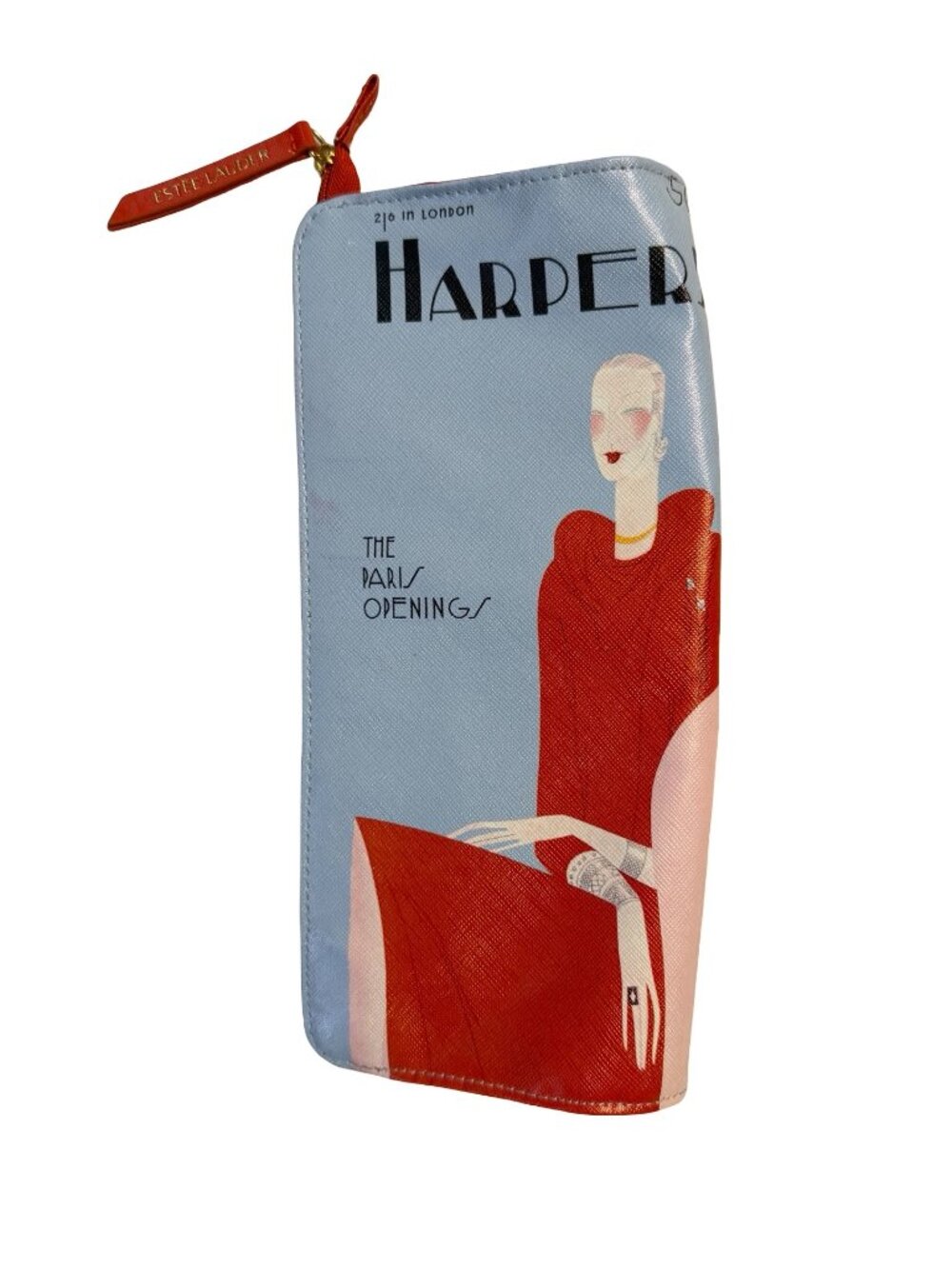 EstΓ©e Lauder Harperβs Bazaar 1929 Art Deco Wristlet Clutch Cosmetic Bag